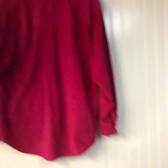 Details Express 100% Cotton Pink Corduroy Button Down Long Sleeve Large Vintage - Picture 4 of 4